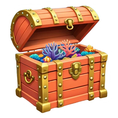 Coral Reef Treasure sticker