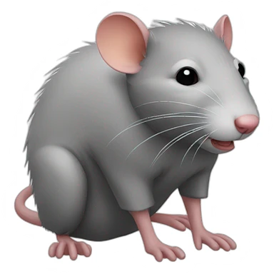 rat cold sticker