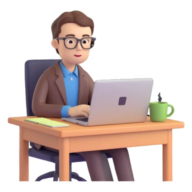 everyday routine of an online english teacher sticker