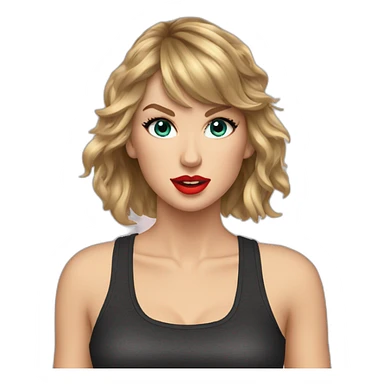 taylor swift sweaty sticker