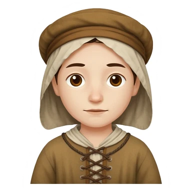 white peasant sticker