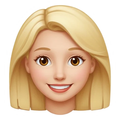 happy smiling woman sticker