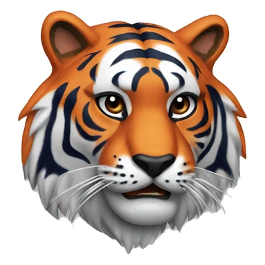 auburn tiger mascot sticker