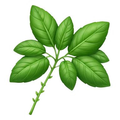 sprig of basil sticker