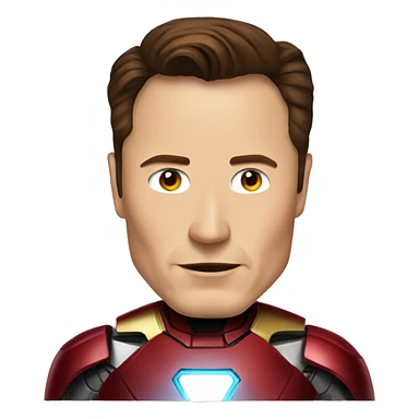 Elon Musk as Iron Man sticker