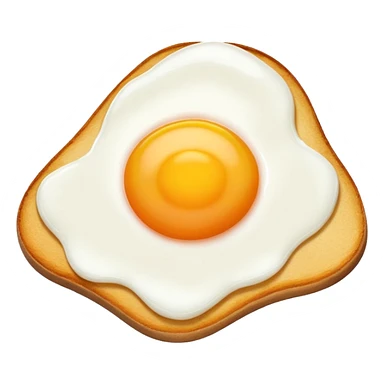 fried egg white only sticker