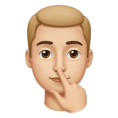 thumb to nose  sticker