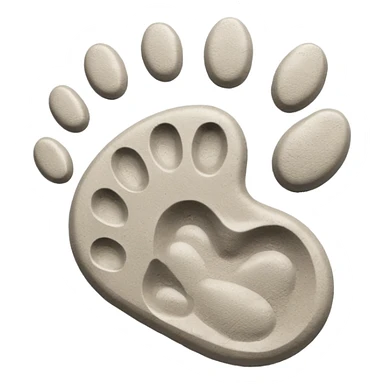 cat's footprints sticker