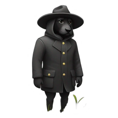 Un noir dans un champs de coton sticker