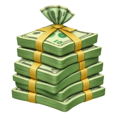 Lots of money sticker