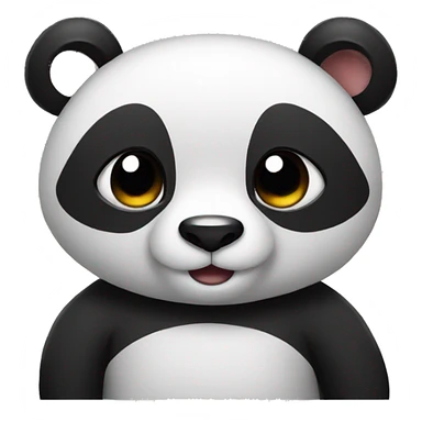 Panda and bear sticker