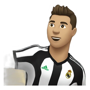 Ronaldo play handball sticker