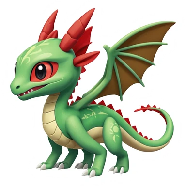 Meloetta-Flygon-Spyro-Toothless-Stitch-Pokémon-Fakémon-creature-hybrid sticker