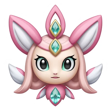 Meloetta-Diancie-Palkia-Amaura-Aurorus-aesthetic-fusion sticker