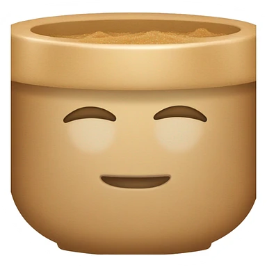 light brown body scrub pot sticker