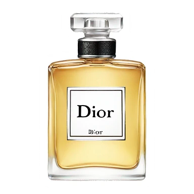 dior perfume bottle sticker
