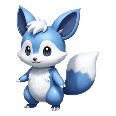 Shiny Minccino-Meowstic-Oshawott-Hybrid (Full body) sticker
