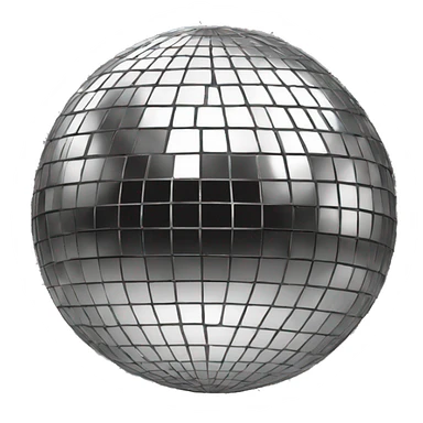 Disco ball sticker