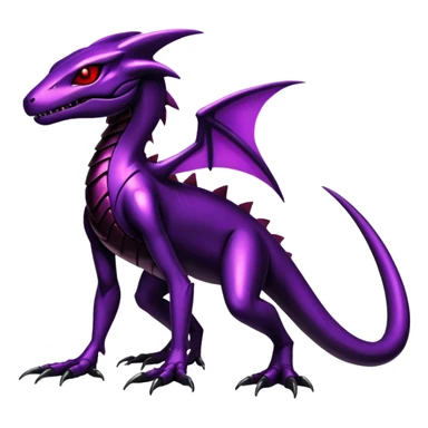 Shiny Gothic Edgy epic Salandit-Genesect-Miraidon-Fakémon-hybrid-creature (full body)  sticker
