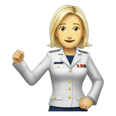 Marine Lepen politique sticker