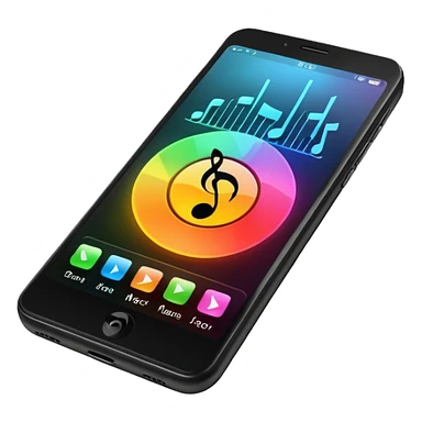 phone with music on the screen








 sticker