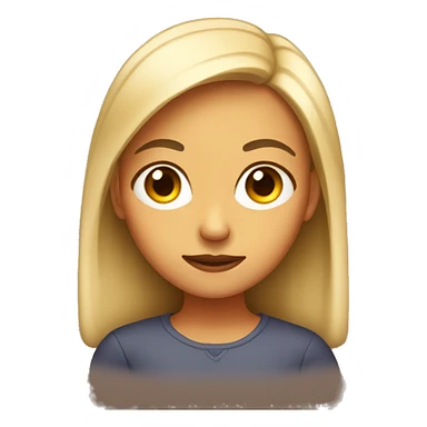 a girl side eye sticker