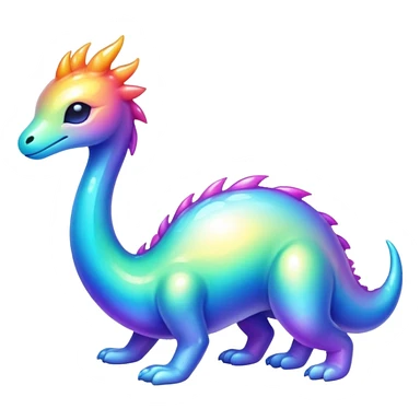  Iridescent gradient fakemon-creature  sticker