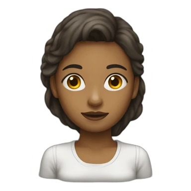 Fille qui lit sticker