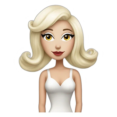 LADY GAGA en spectacle de Jazz  sticker