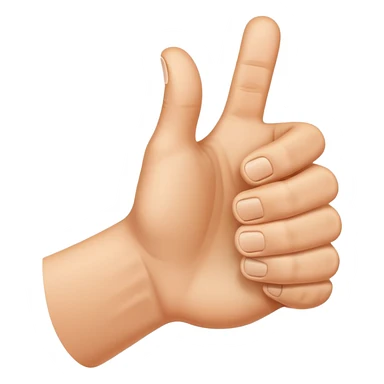 thumbs up gesture sticker