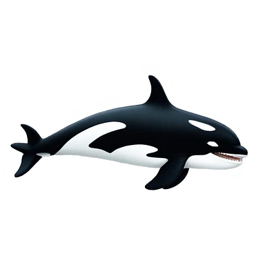 Orca polar. Ear sticker