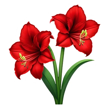 Can you make red Amaryllis sticker