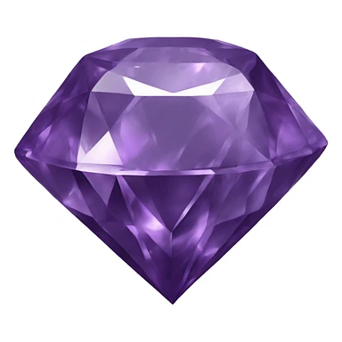 Purple opaque diamond  sticker