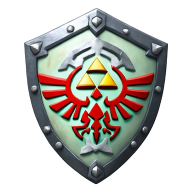 Legend of zelda hylian shield sticker