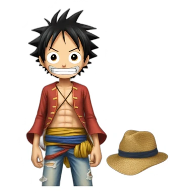 luffy toge sticker
