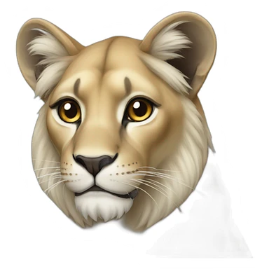 Lion siamoi sticker