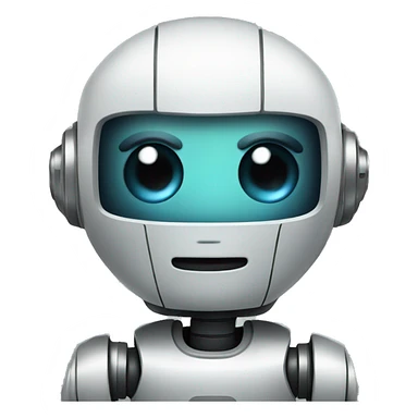 cute little robot sticker