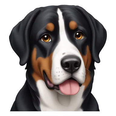 swiss mountain dog sticker