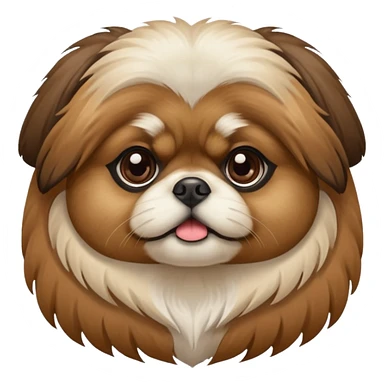 pekingese dog sticker