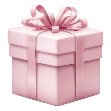 Light pink Christmas gifts under a white Christmas tree  sticker