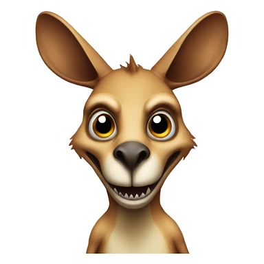 kangaroo monster sticker