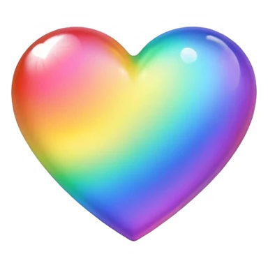 Heart rainbow amsung ui 5 galaxy sticker