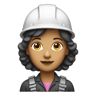 woman engineer sticker