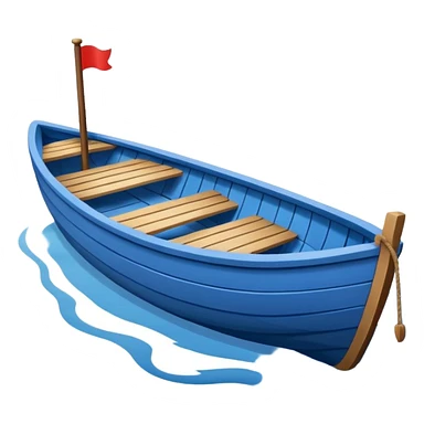 blue Boat sticker