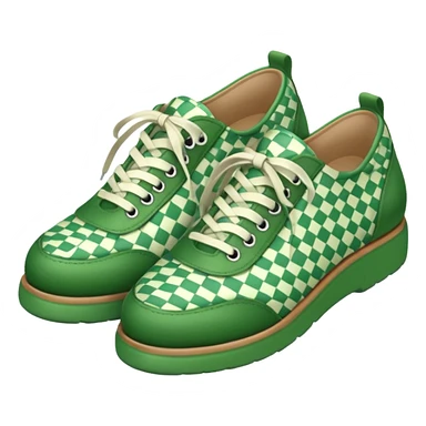 green patterned shoes  sticker