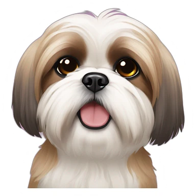 birthday shih tzu sticker