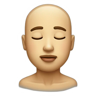 man kiss with closed eyes sticker