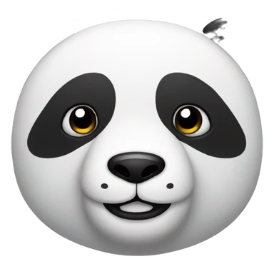 panda face sticker