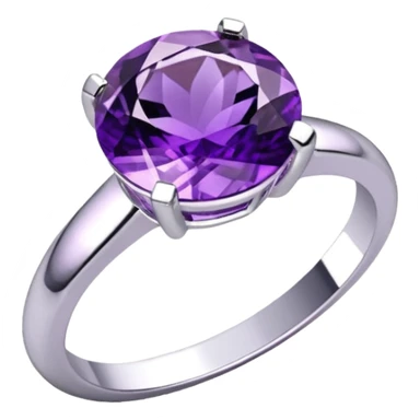 amethist ring sticker