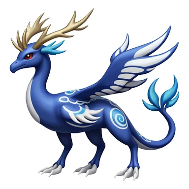 Xerneas-Kyogre-Kyurem-Lugia-Fakémon-hybrid-creature (full body)  sticker
